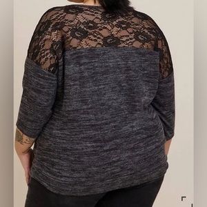 Torrid, Super Soft, Relaxed Fit, Lace Back